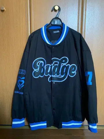 바시티 자켓 XL 블랙 파랑 REAKINSSE