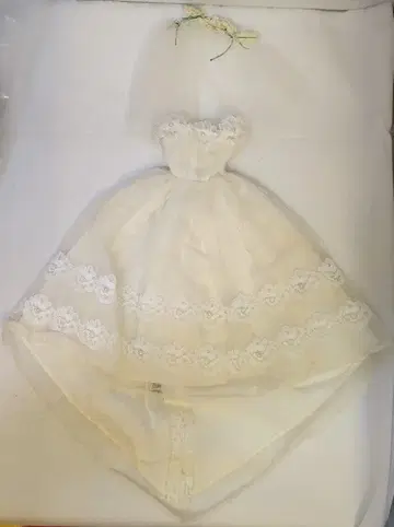 IDEAL사 타미 인형 의상 #7705 웨딩 드레스 민소매