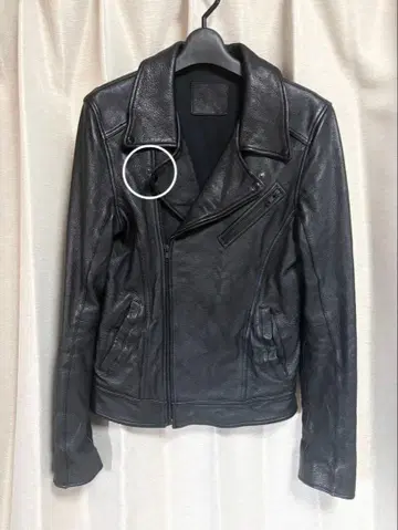 MIDAS 천연 가죽 더블 라이더 자켓 헤이세이 시크 스타일