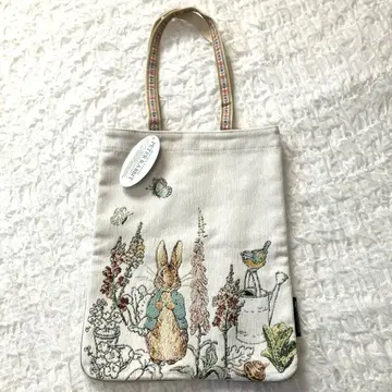 새상품 피터 래빗 토트백 마루신 고블랑 직조 PETER RABBIT