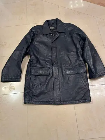 LL 양가죽 가죽 자켓 다크 네이비 DURANTE