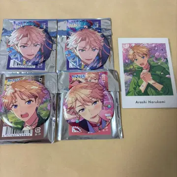 앙스타 콜렉션 캔뱃지 아라시 나루카미 아라시 앙상블 스타즈 파샤