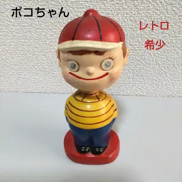 포코짱 흔들목 인형 앤티크 레트로 인형 레어 빈티지