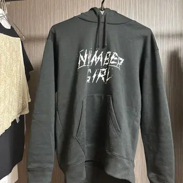 NUMBER GIRL 로고 후드티 L 사이즈