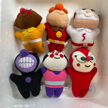 호빵맨 봉제 인형 세균맨 식빵맨 카레빵맨