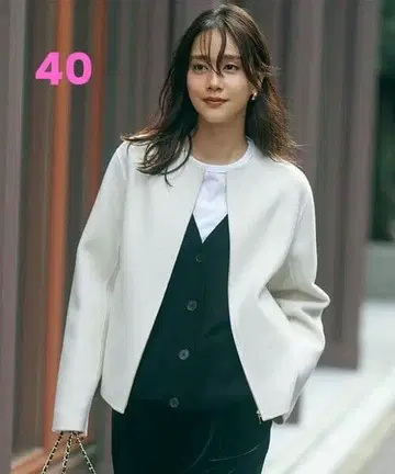 23구 울 리버 숏 블루종 40 사이즈