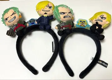 원피스 USJ 조로 상디 머리띠 세트