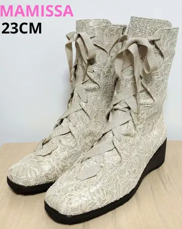 MAMISSA 마미싸 총 레이스업 숏부츠 새상품급