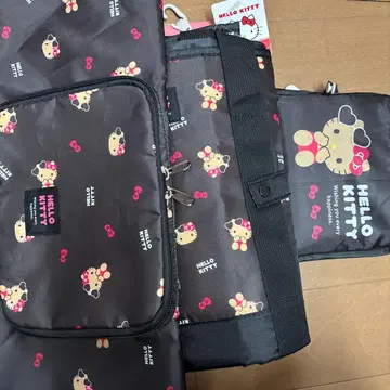 시마무라 일광화상 키티 에코백 캐릭터 보냉 빅 토트 토트백