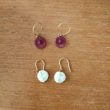 오카베 마키코 귀걸이 2개