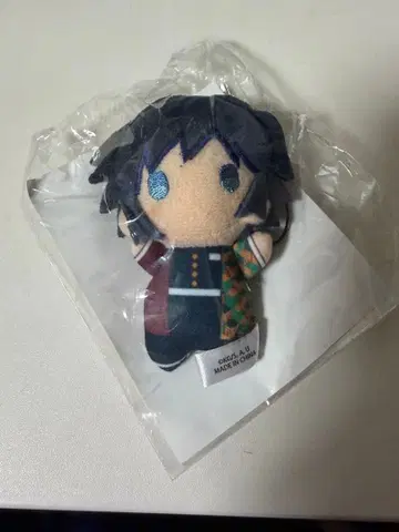 귀멸의 칼날 유라후와 미니미니 봉제 인형 토미오카 기유