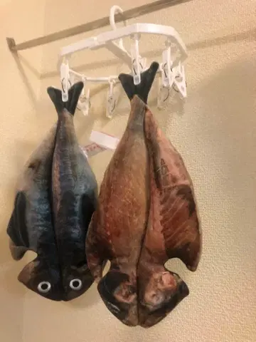 전갱이 껍질 봉제 인형 1개 복권 4등 이토 마린타운 한정판