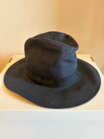 키지마 타카유키 페이퍼 크로스 소프트 햇 네이비 M 사이즈