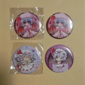 동방Project 레밀리아 캔뱃지 4점 세트