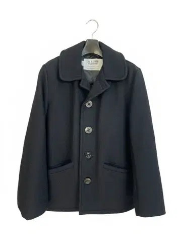 [ 컨디션 최상 ] Schott 샷 싱글 피코트 740N 블랙 36