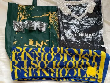 요네즈켄시 JUNK 굿즈 세트 타월 긴팔 셔츠 가라쿠타 군 3개 쇼핑백