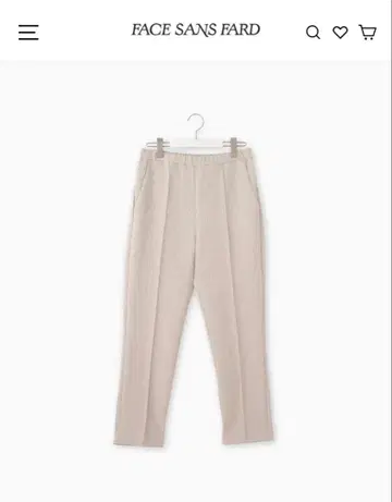 BEATRICE 자카드 테이퍼드 팬츠 34