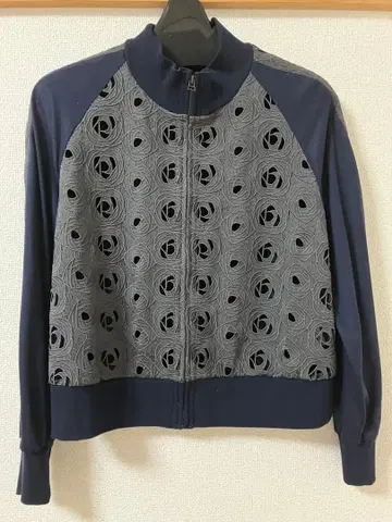 [ 새상품급 ] 일본제 스체쏘 레이스 가디건 블루종 네이비 맨투맨