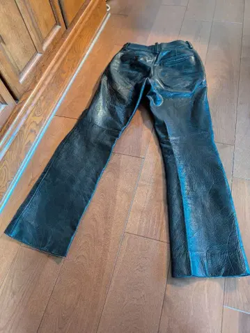 [ 초레어 ] 5351POUR LES HOMMES 부츠컷 가죽 팬츠 블랙