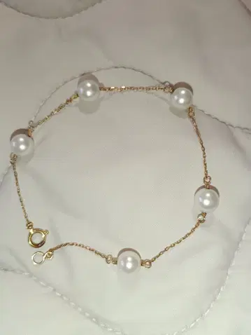아커 펄 팔찌 K18 룰루 팔찌
