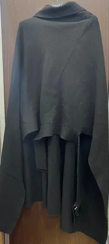 빈티지 다나 캐런 울 판초 변형