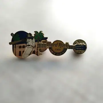 [ 초레어 일본 미발매 ] 하드 록 카페 핀 배지 산토도밍고 야구 모델