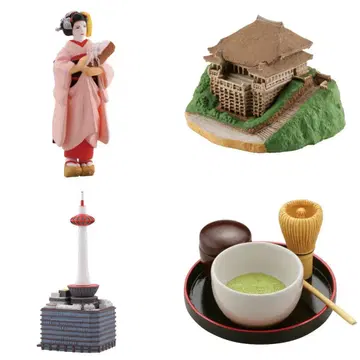 THE 교토 피규어 기념품 가챠 4종 카이요도