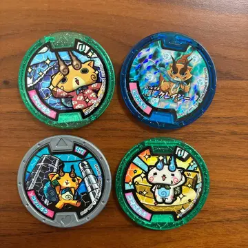 요괴워치 요괴메달 코마상 코마지로 세트 4개