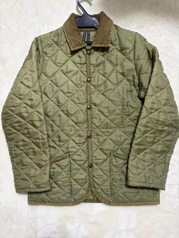 LAVENHAM 라벤햄 퀼팅 자켓 카키 그린 S