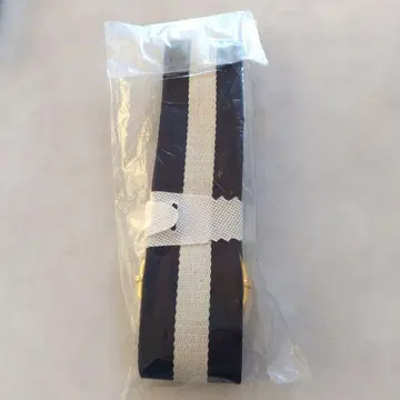 미개봉 택 포함 앙코르 키 백용 스트라이프 패턴 스트랩 (네이비/화이트)