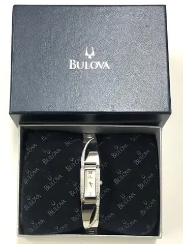BULOVA 브로바 여성용 손목시계 쉘 다이얼 x 실버