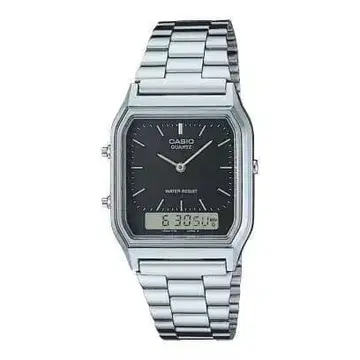 CASIO AQ-230A-1A 해외 모델 빈티지 디자인 아날로그-디지털