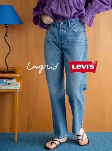 새상품급 Ungrid Levi's 별주 501 90s W26 L28