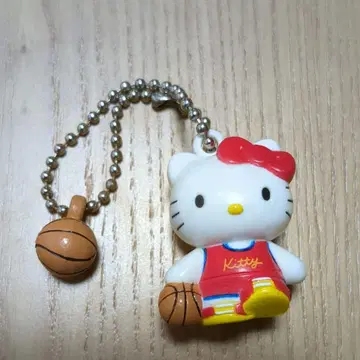 헬로키티 농구 키링 피규어 헤이세이 레트로