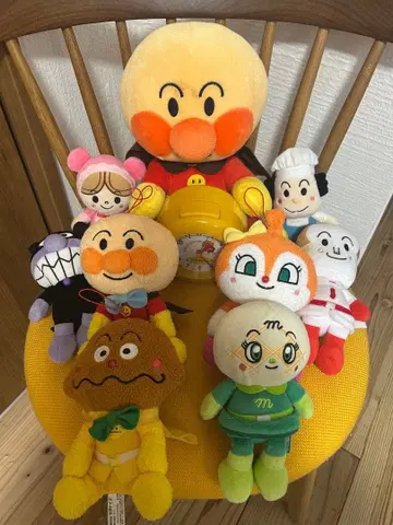 호빵맨 알람 시계 & 봉제 인형