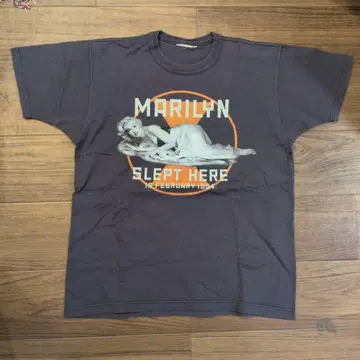 새상품급 토이즈 맥코이 마릴린 몬로 네이비/그레이 T셔츠 헤비 온스