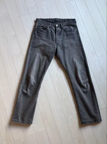 orslow 105 그레이 스트레이트 데님 M