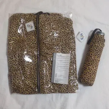 미사용 장근석 레인코트 접이식 우산 레오파드 무늬 WPS 공식