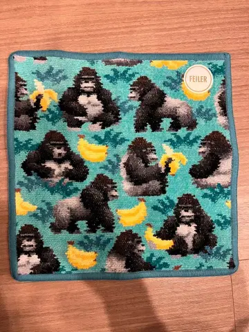 페이러 우호호 고릴라 손수건