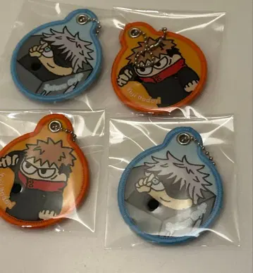 주술회전 지로리 트레이딩 와펜 키링 이타도리 유우지 고죠 사토루 플라자