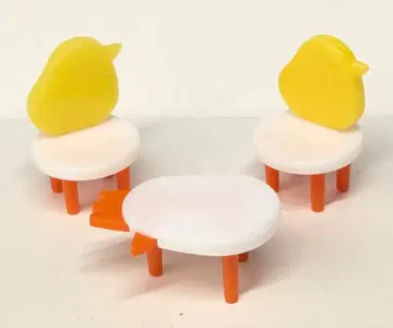 에자키 글리코 글리코 덤 병아리와 달걀의 테이블/의자