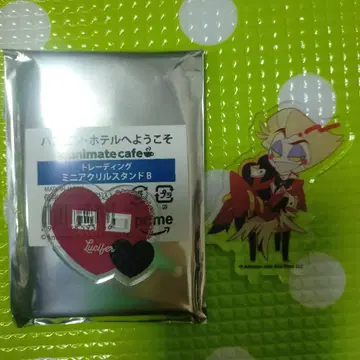 해즈빈 호텔 루시퍼 아크릴 스탠드 애니메이트 카페