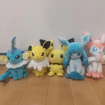 포켓몬 봉제 인형 이브이 프렌즈 피츄 묶음 판매