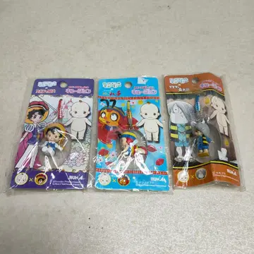 3세트 리본의 기사 미나시고 해치 게게게의 키타로 큐피 스트랩