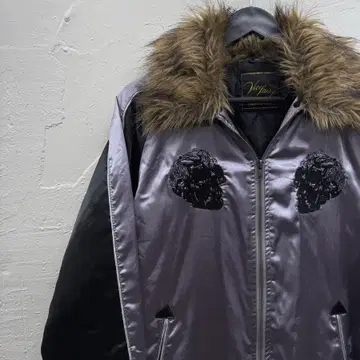 Vice fairy trimming fur satin jacket | 브랜드 중고거래 플랫폼