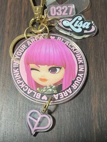 BLACKPINK 리사 THE GAME 아크릴 키링