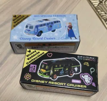 디즈니 리조트 베이맥스 새상품 아나와 눈의 여왕 리조트 크루저