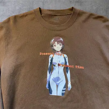 lain present day 에바 패러디 맨투맨