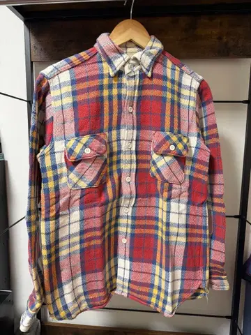 DUBBLE WORKS M size 플란넬 셔츠