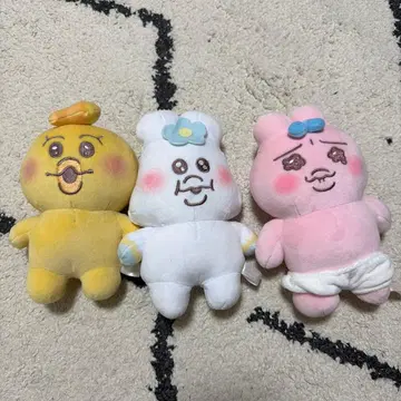 빤쮸토끼 닌포참 키미마로 봉제 인형 3체 세트